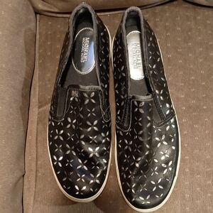 Michael Kors Black Slip-On Sneakers